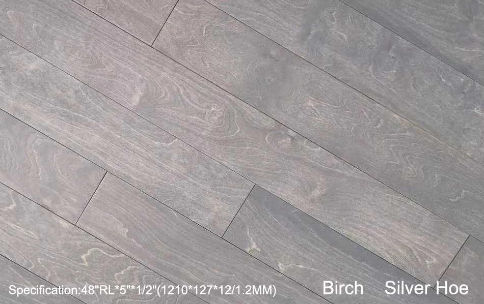 Simba Flooring Engineered Birch, Silver Hardwood Flooring