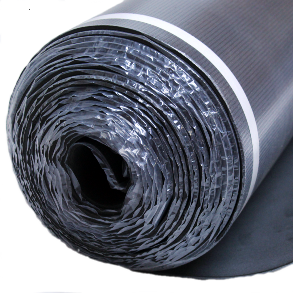 Black Underlayment STC Rating 70 DB and IIC Rating 72 DB 3mmfor