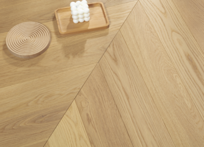 Vidar Design Flooring-Chevron Flooring-American Oak 5” x 3/4” Engineered Hardwood Flooring-Color Macaroon