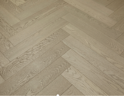 Vidar Design Flooring-Herringbone Flooring-American Oak 5” x 3/4” Engineered Hardwood Flooring-Color Sky